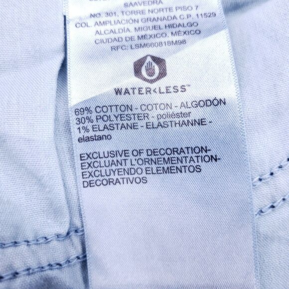 Levis Signature Jean Denim Cotton Women SZ 16 Blue Straight Stretch VTG Mid Rise - Picture 9 of 14